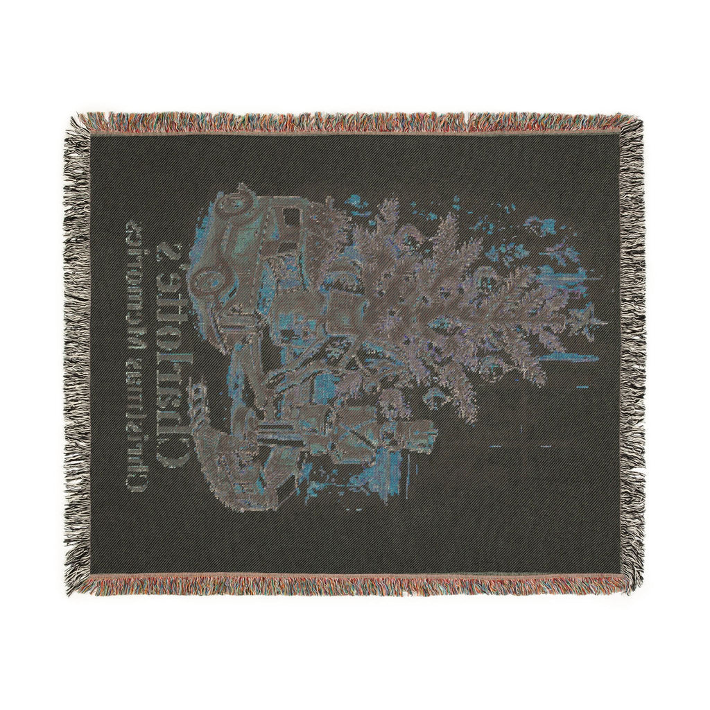Personalized Christmas Memories Woven Throw Blanket