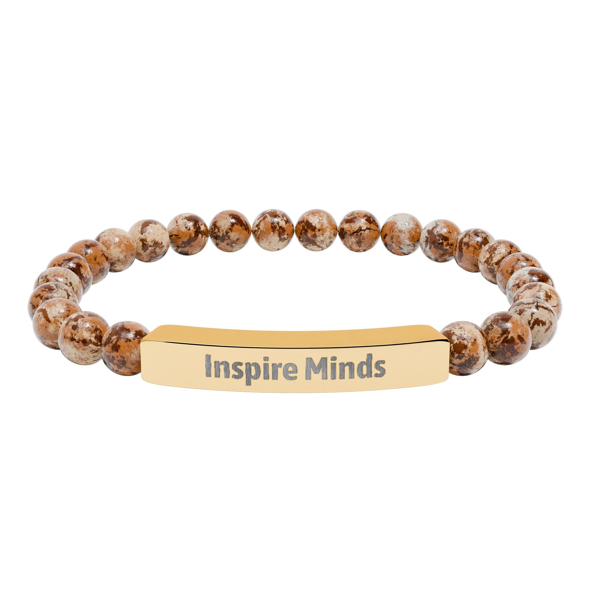 Inspire Minds Engraved Bar Bracelet