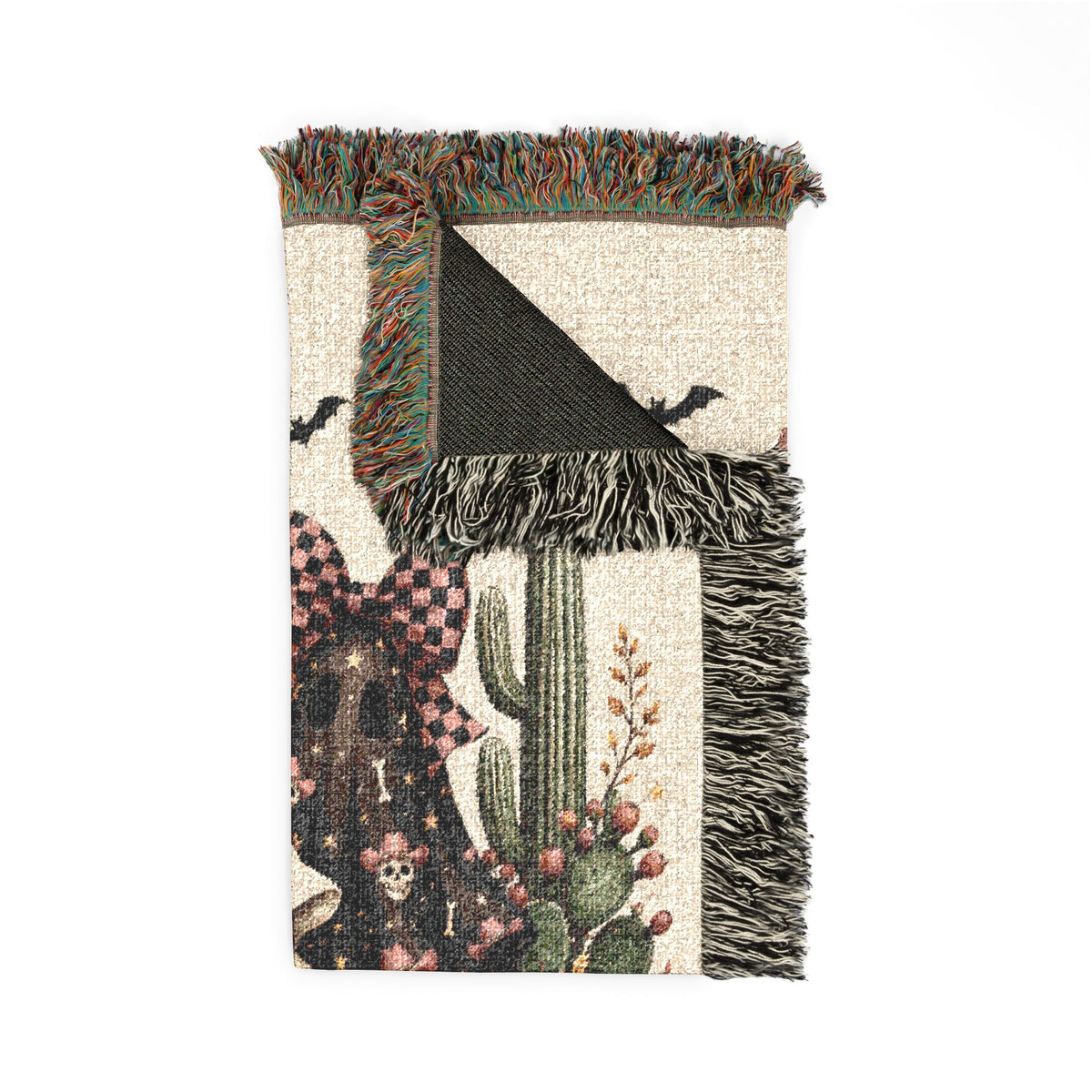 Personalized Spooky Season Vintage Ghost Blanket