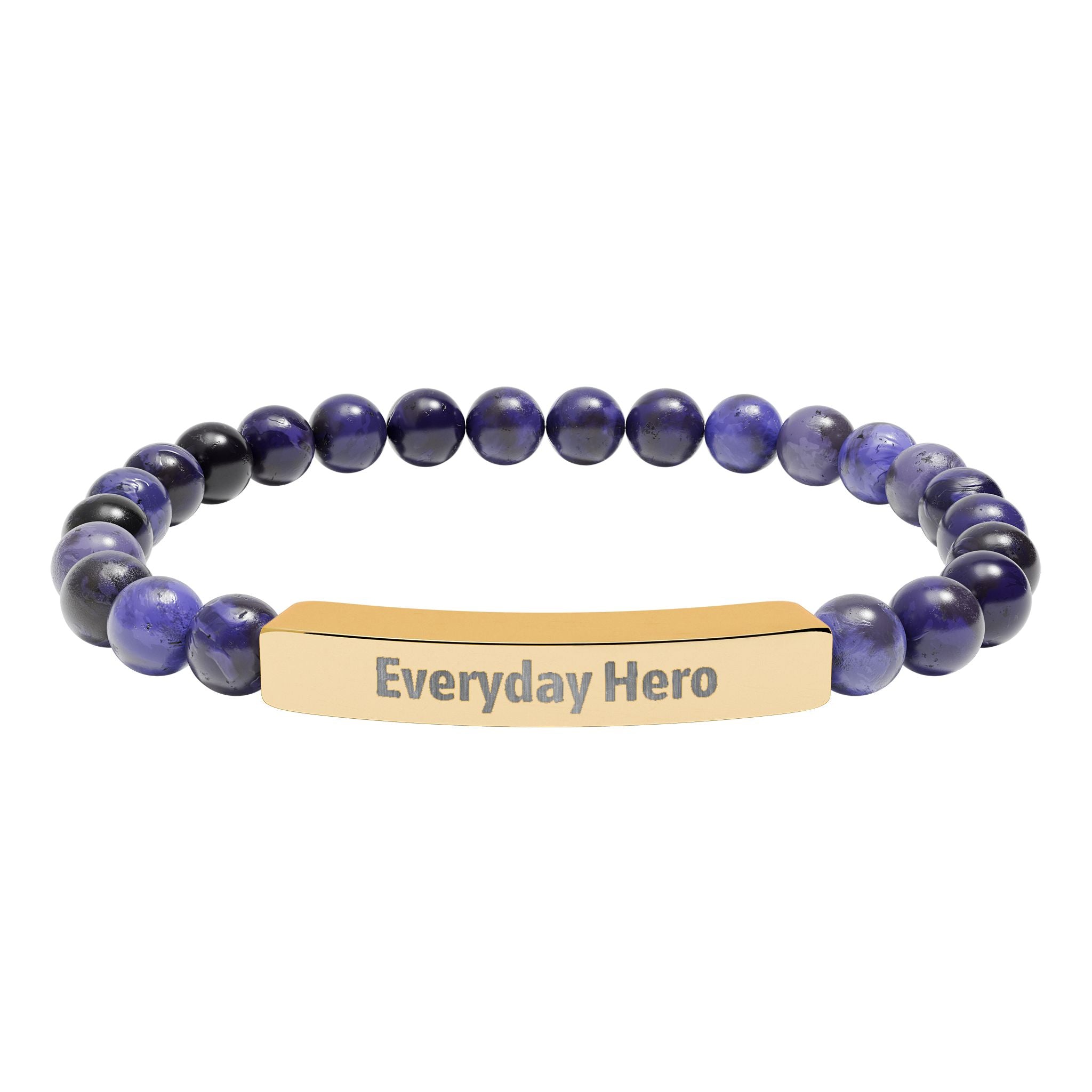 Everyday Hero Engraved Bar Bracelet