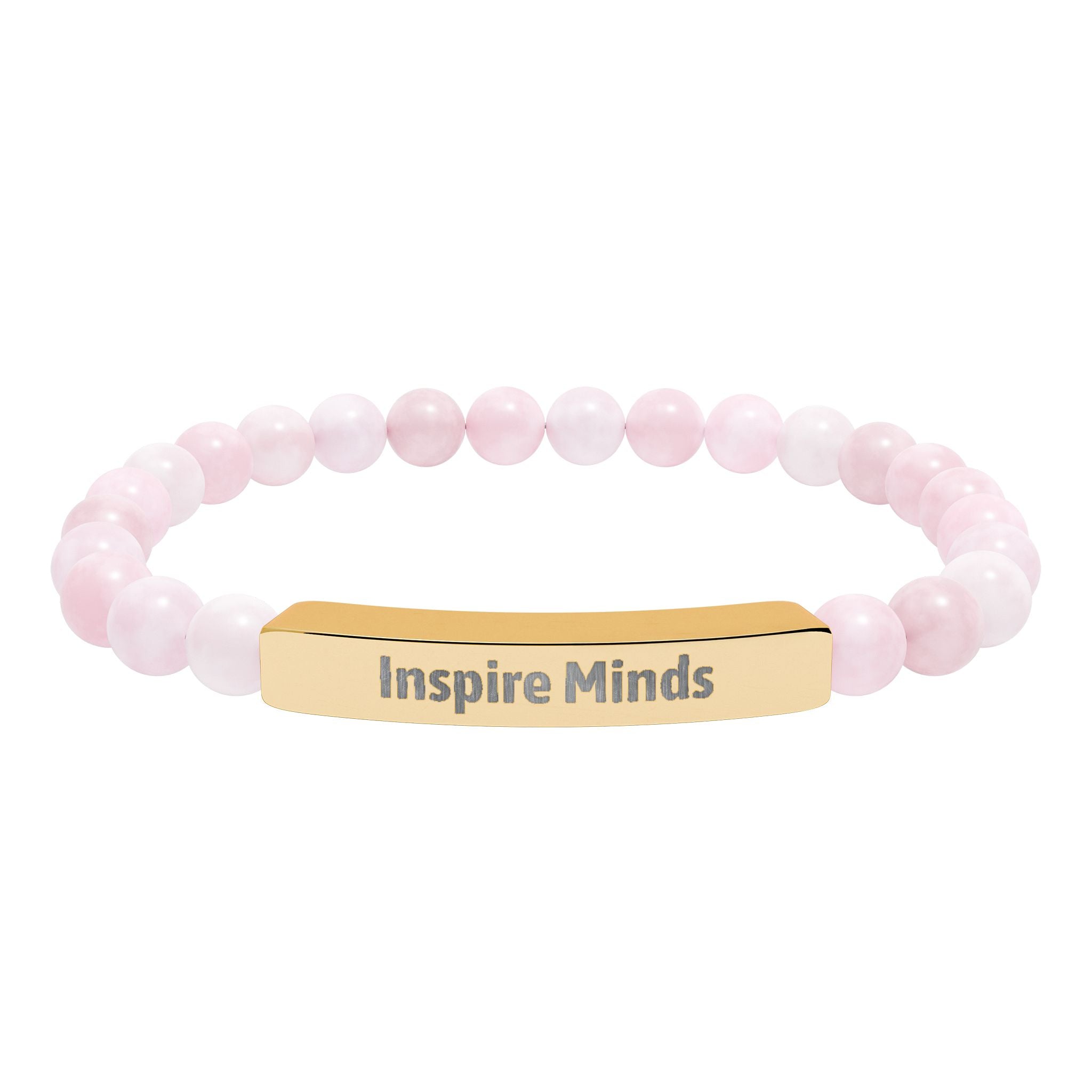 Inspire Minds Engraved Bar Bracelet