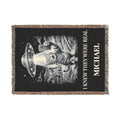 Personalized Cat UFO Selfie Blanket
