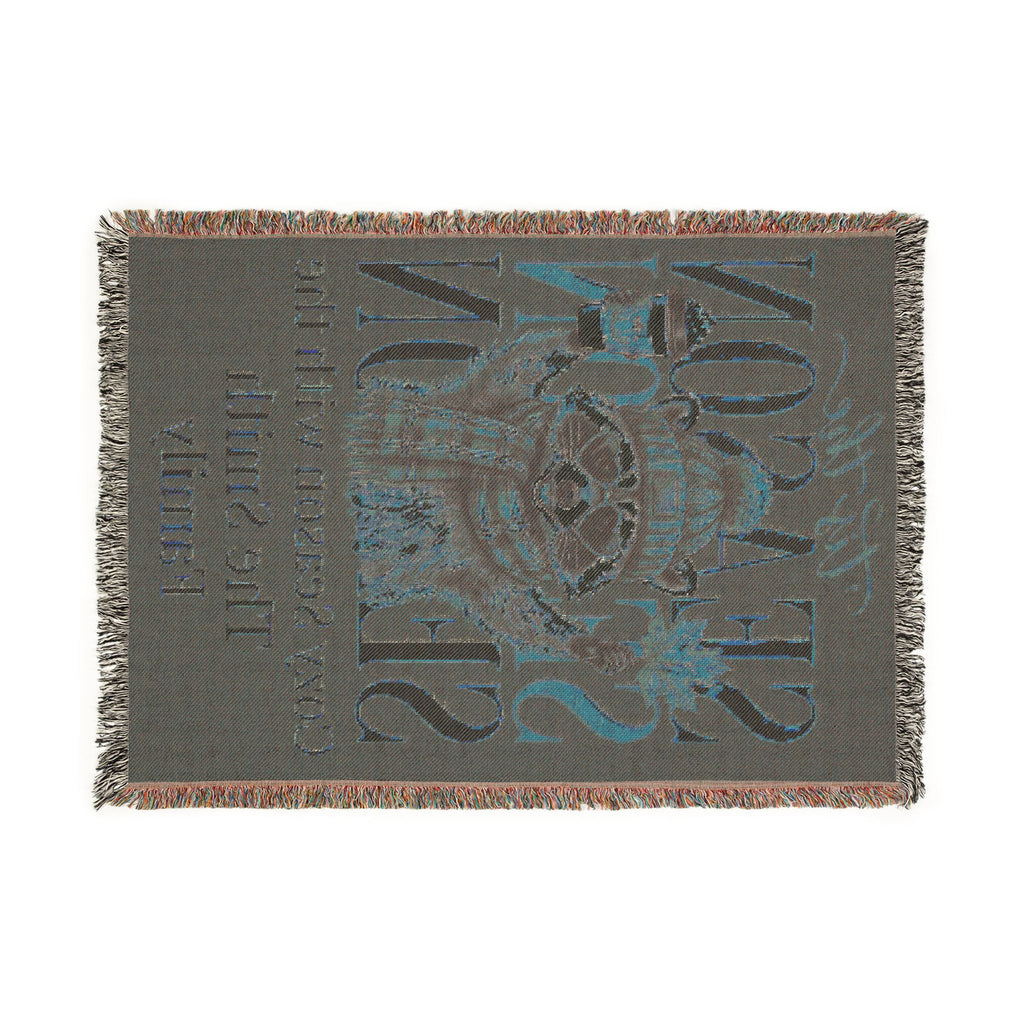 Personalized 'Tis the Season Raccoon Family Blanket