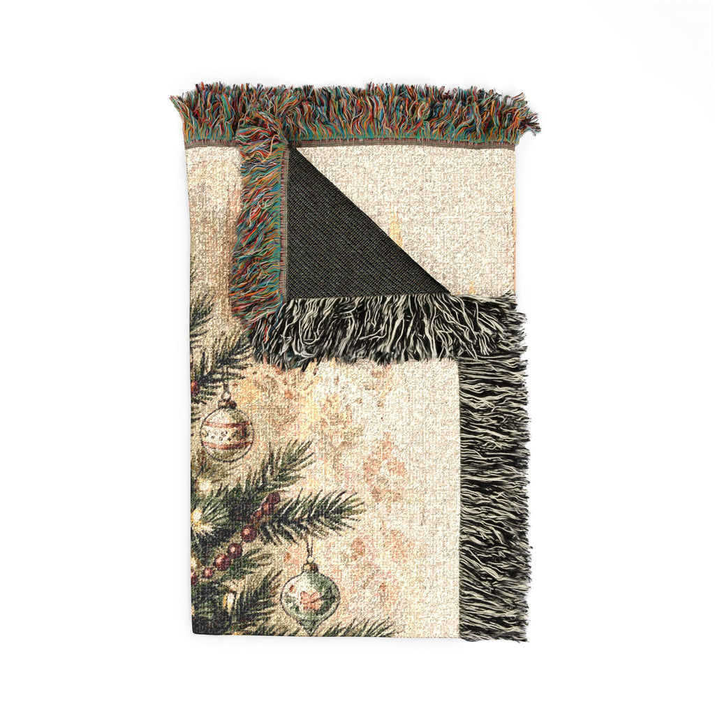 Personalized Christmas Memories Woven Throw Blanket
