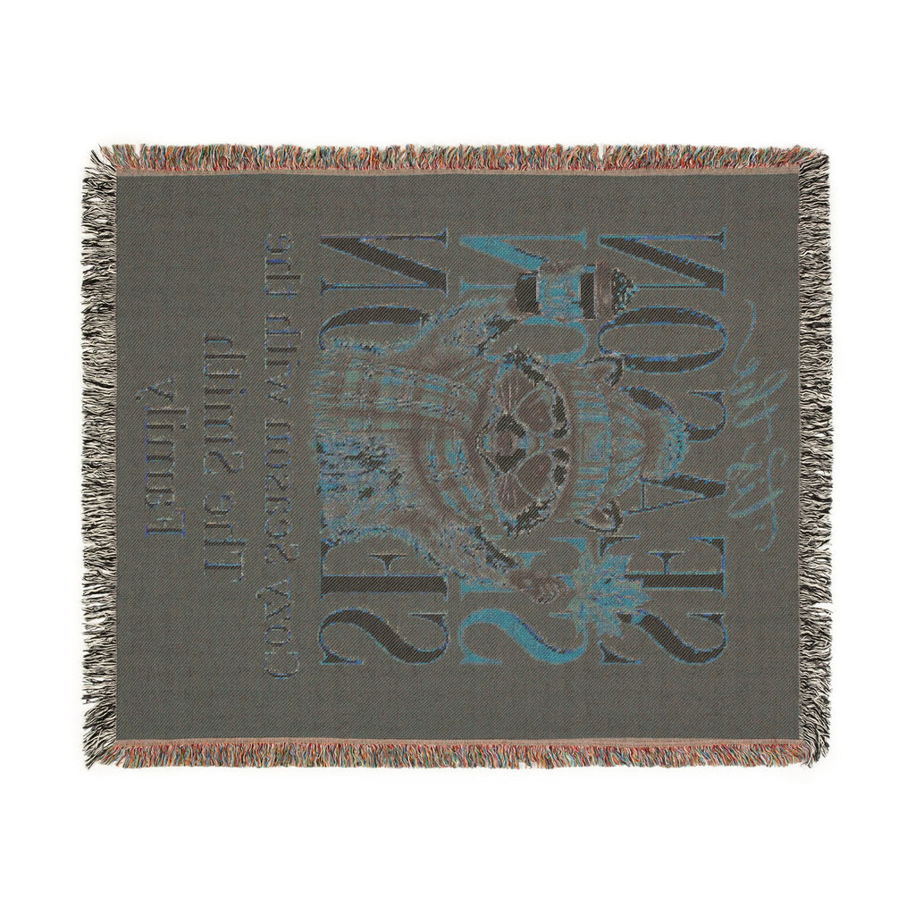 Personalized 'Tis the Season Raccoon Family Blanket