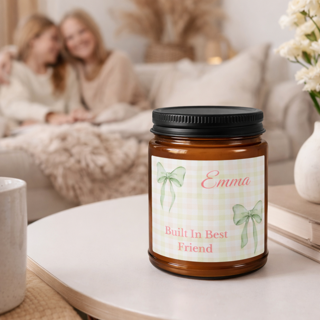 Personalised Candle – Built In Best Friend