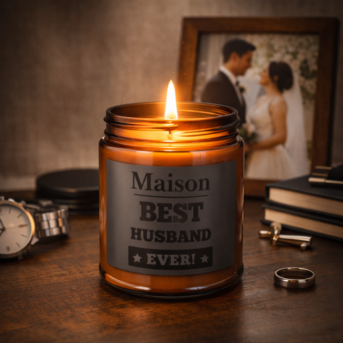 Personalised Candle – Best Husband Ever