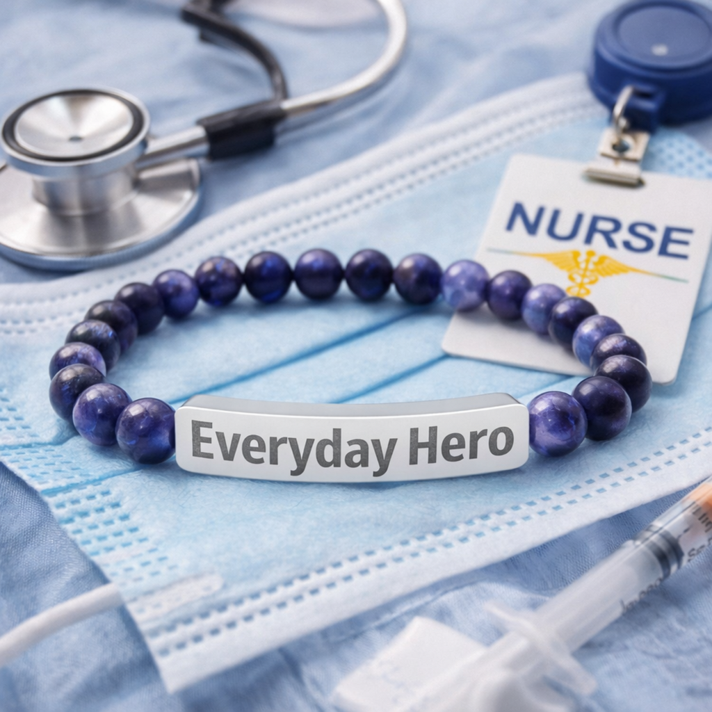 Everyday Hero Engraved Bar Bracelet