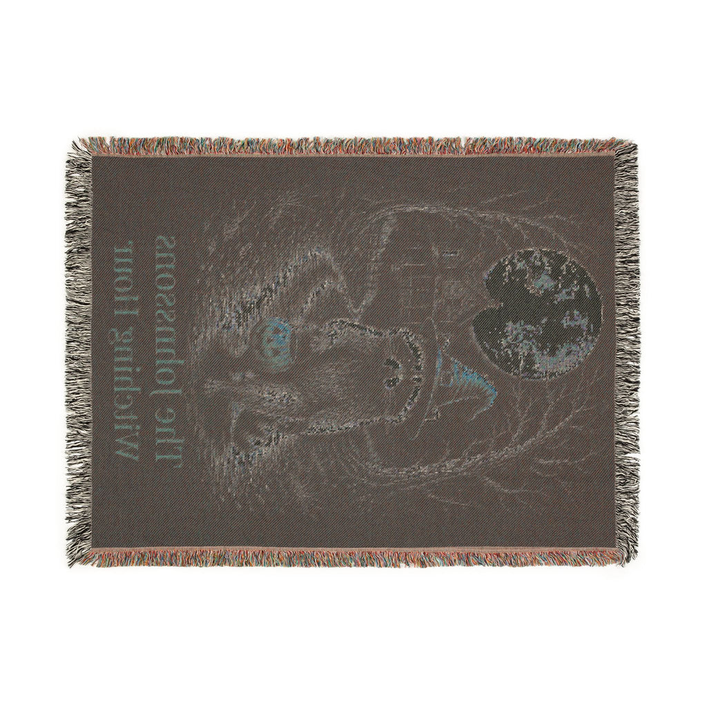 Personalized Witching Hour Raccoon Family Blanket