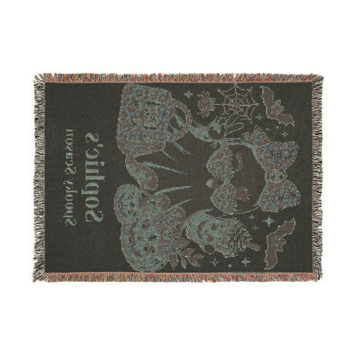 Personalized Spooky Season Glam Ghost Blanket