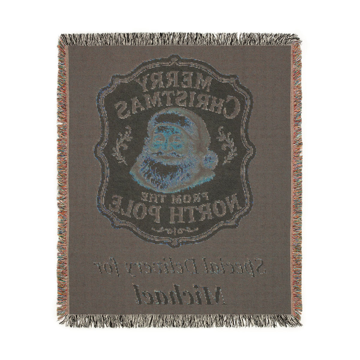 Personalized Special Delivery Santa Blanket