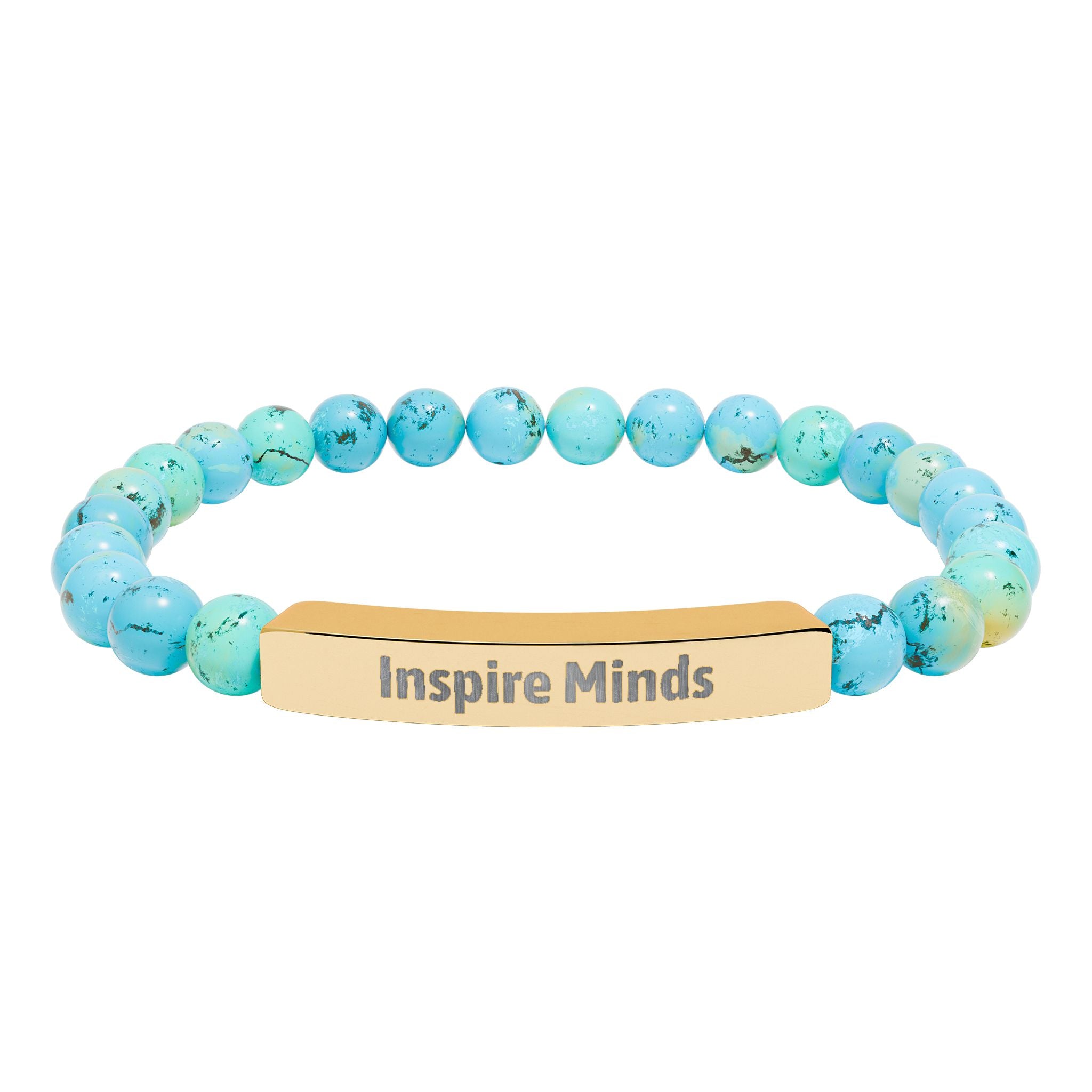 Inspire Minds Engraved Bar Bracelet
