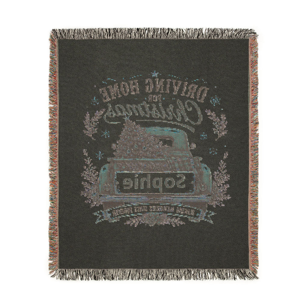 Personalized Driving Home for Christmas Blanket