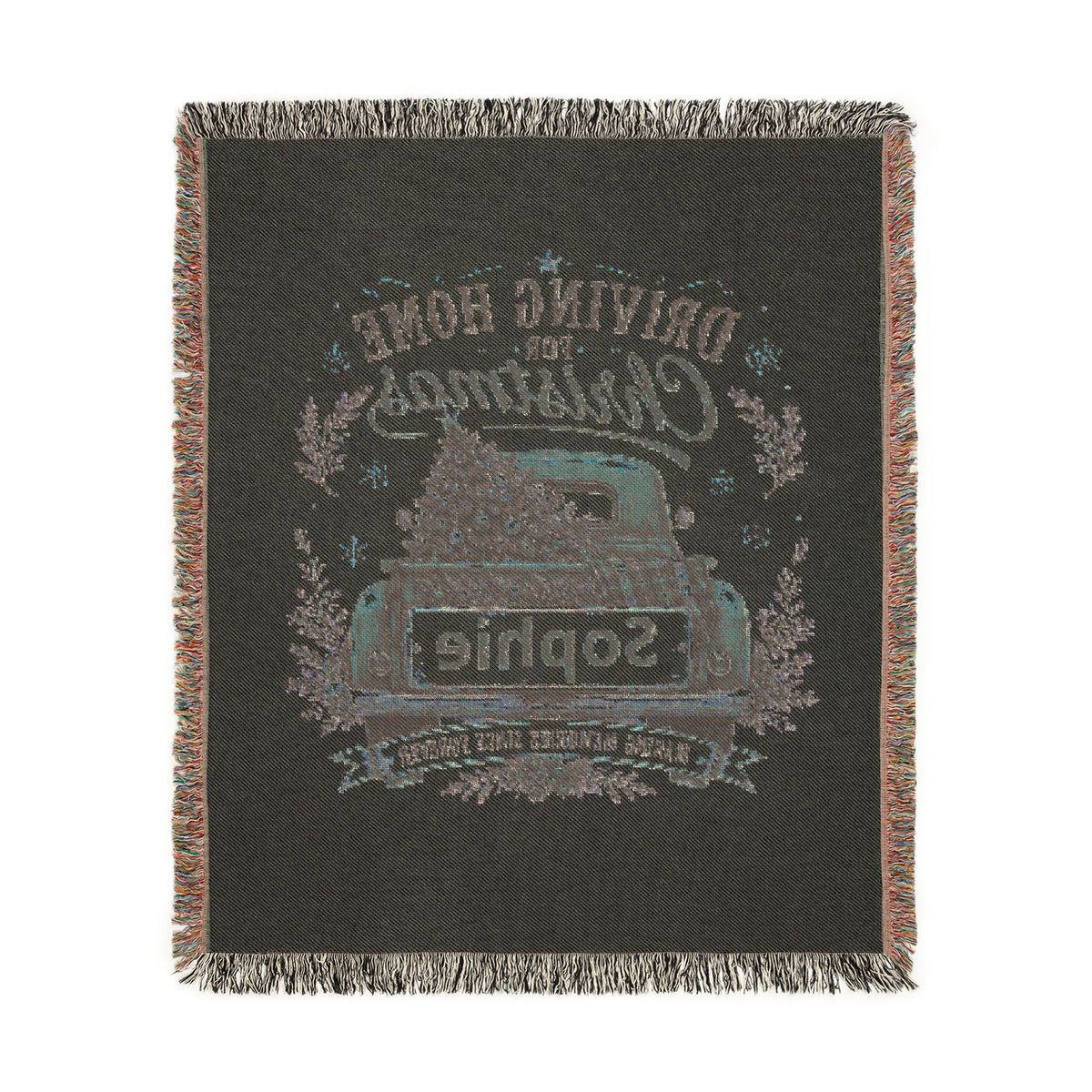 Personalized Driving Home for Christmas Blanket