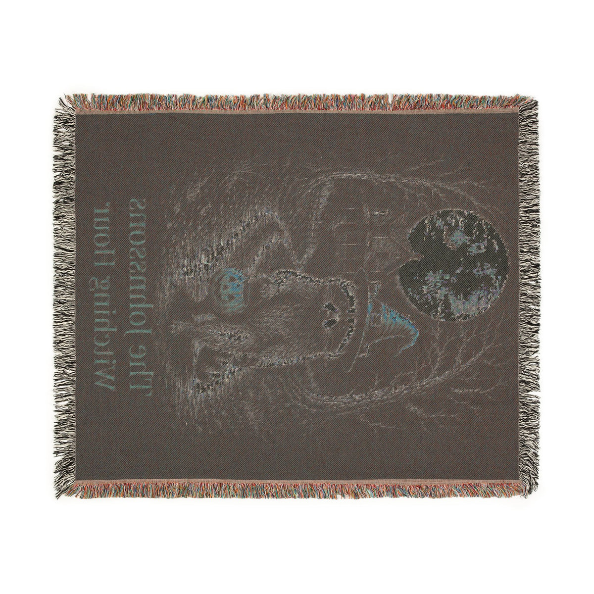 Personalized Witching Hour Raccoon Family Blanket