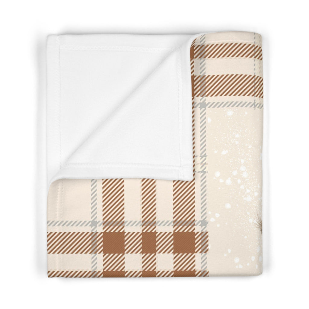 Personalized Twin Teddy Bear Baby Blanket