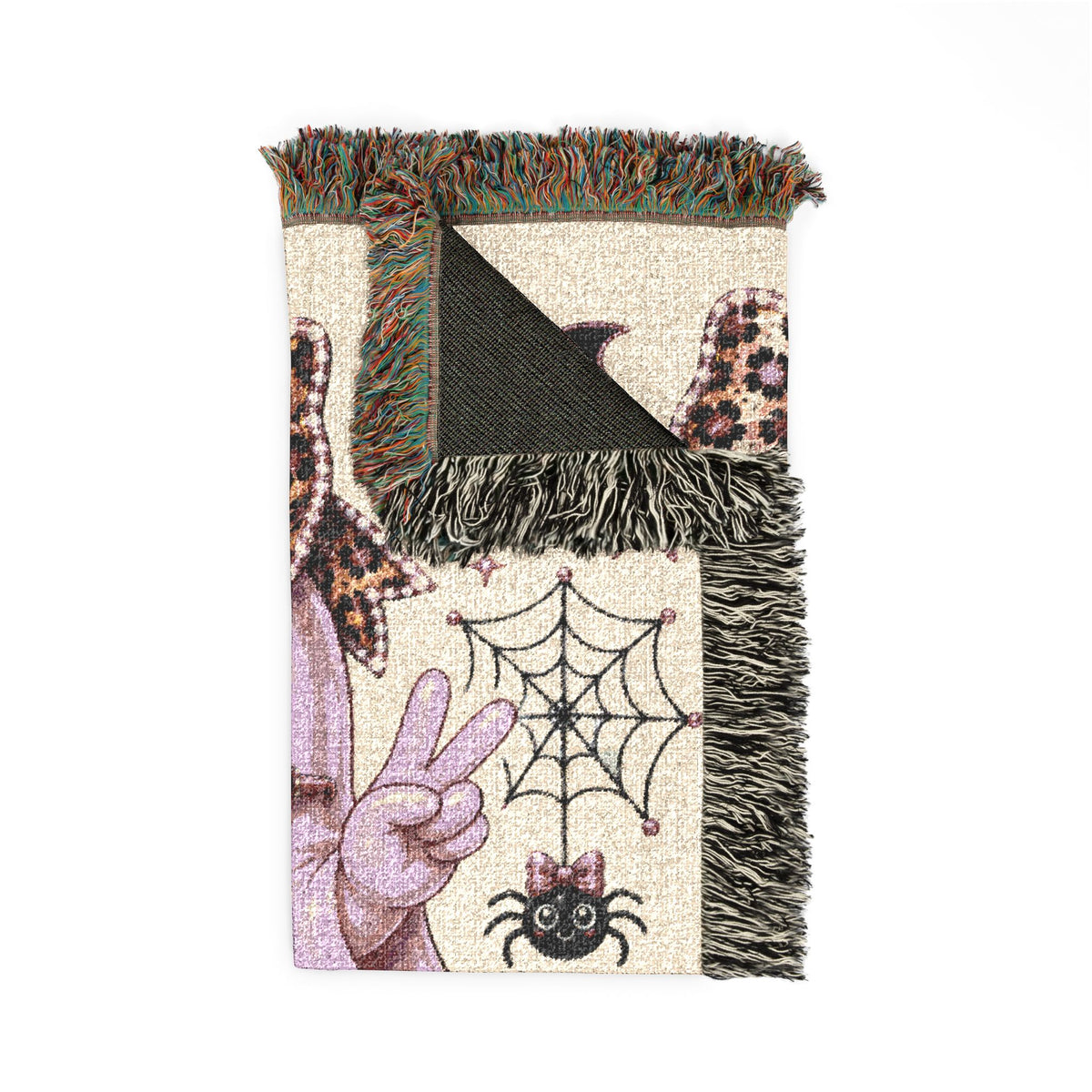 Personalized Spooky Season Glam Ghost Blanket