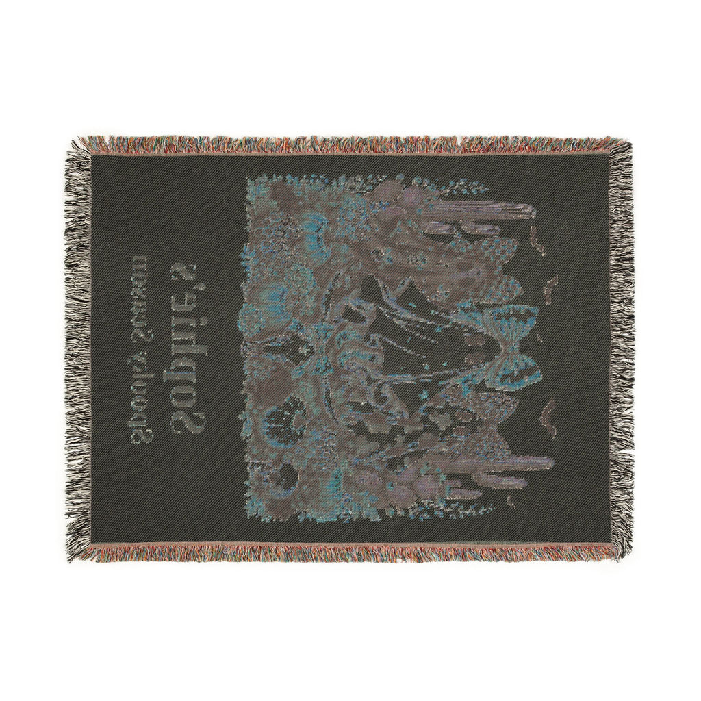 Personalized Spooky Season Vintage Ghost Blanket