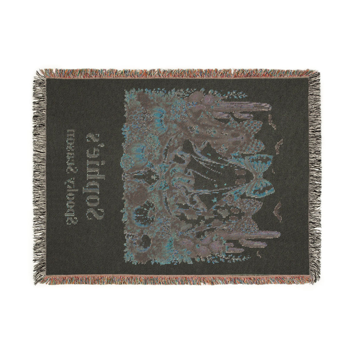 Personalized Spooky Season Vintage Ghost Blanket