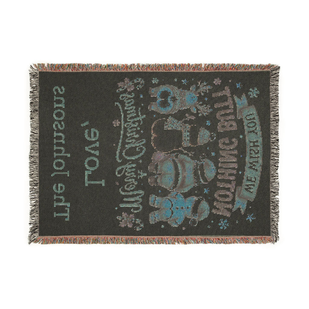 Personalized Nothing Butt Christmas Family Blanket