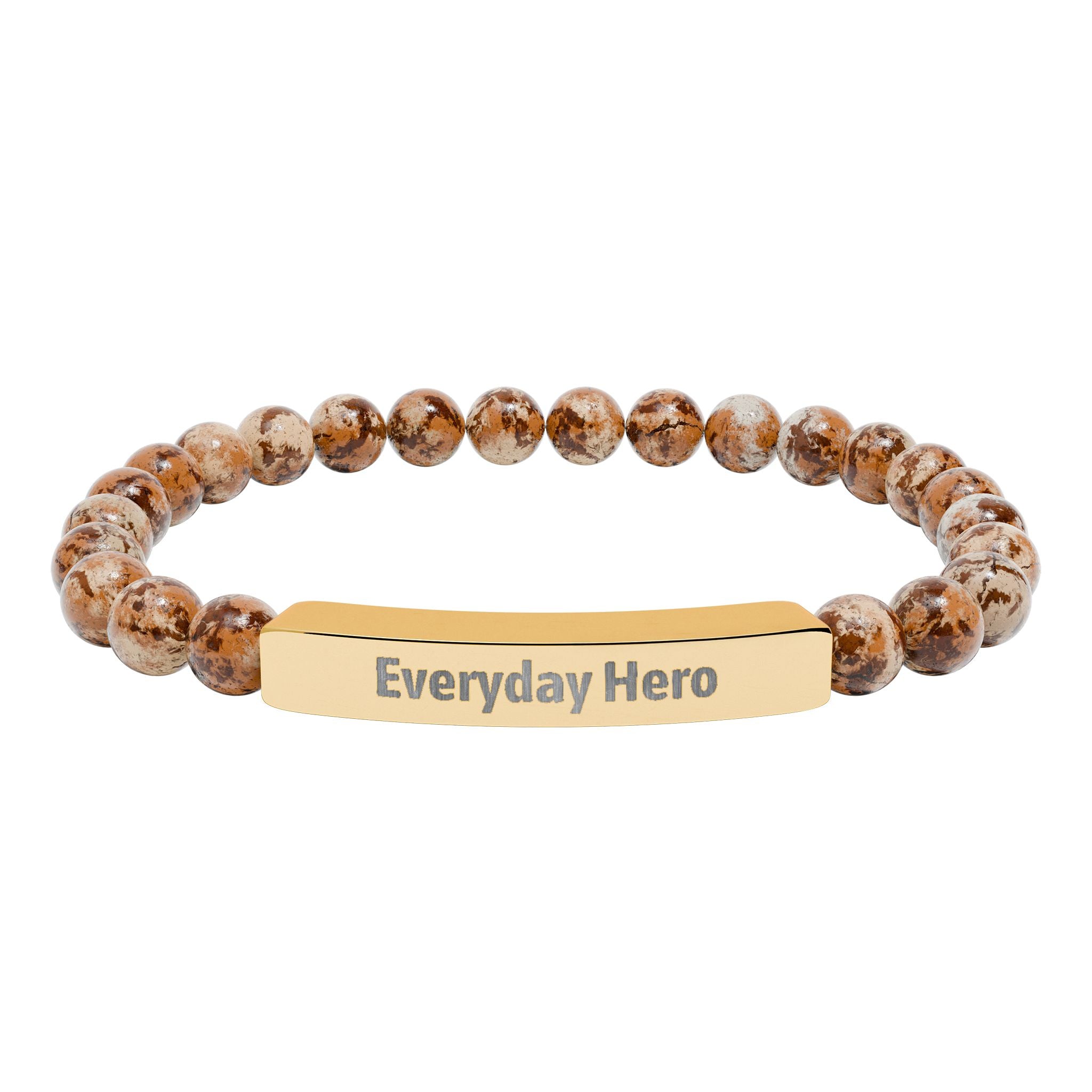 Everyday Hero Engraved Bar Bracelet