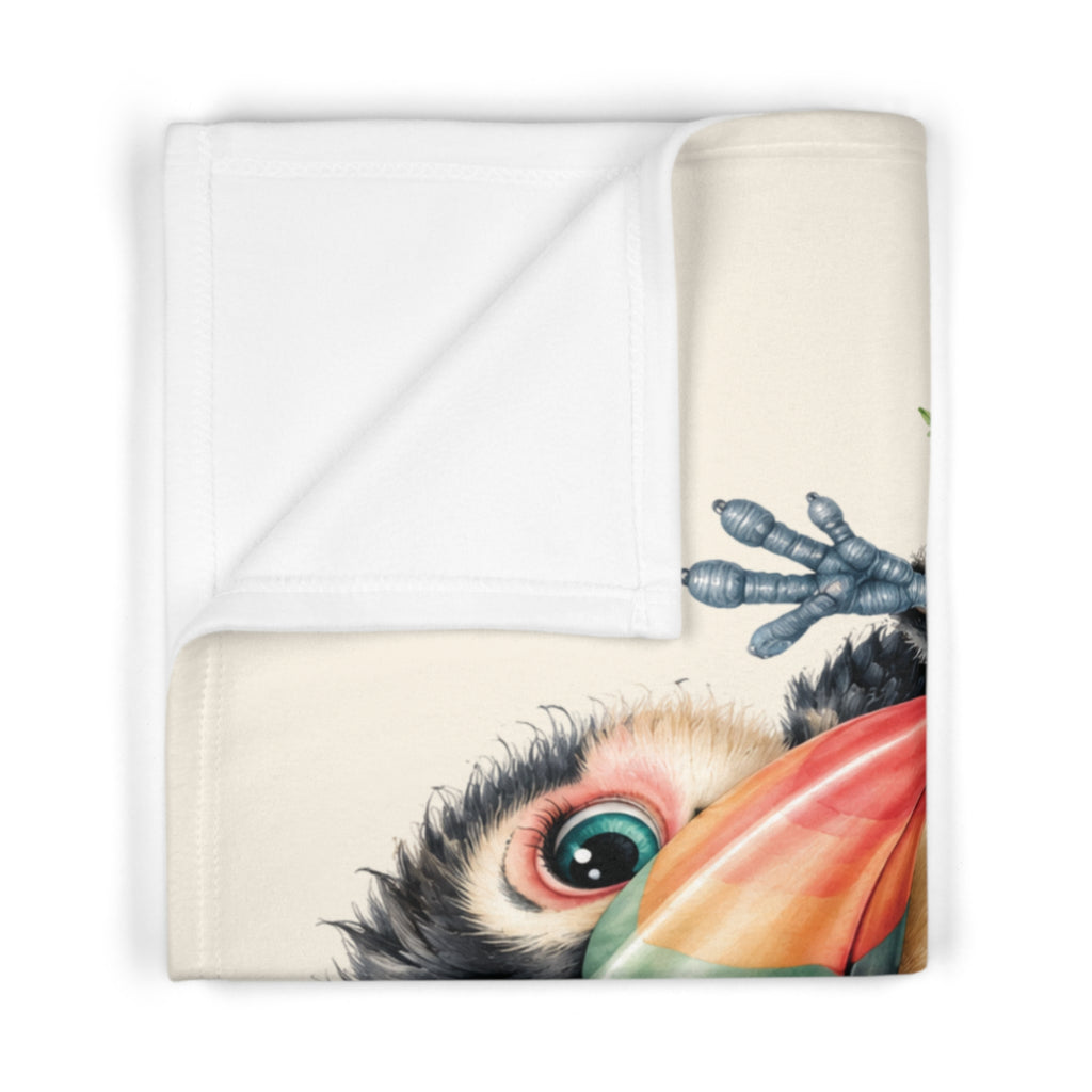 Personalized Toucan Baby Blanket