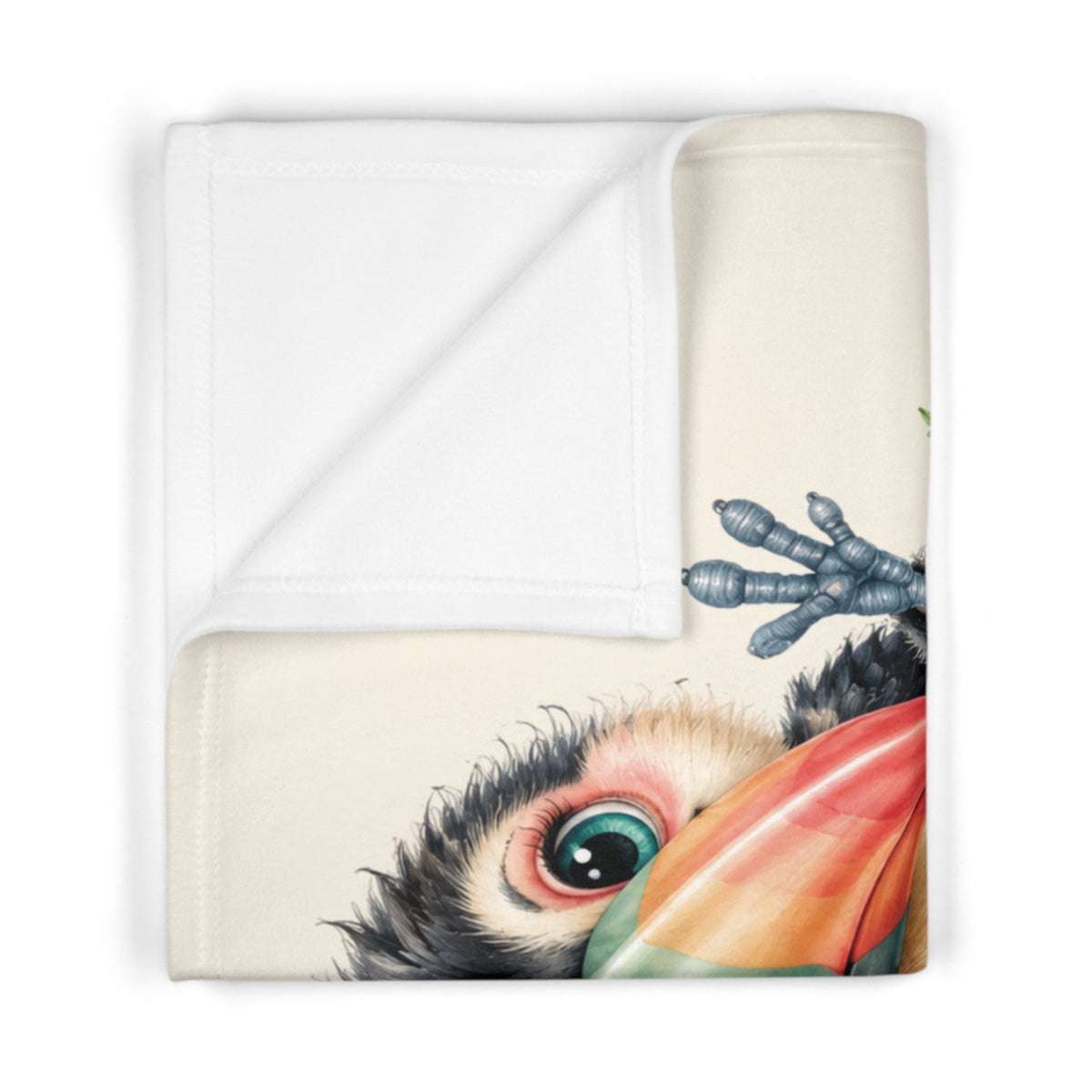 Personalized Toucan Baby Blanket