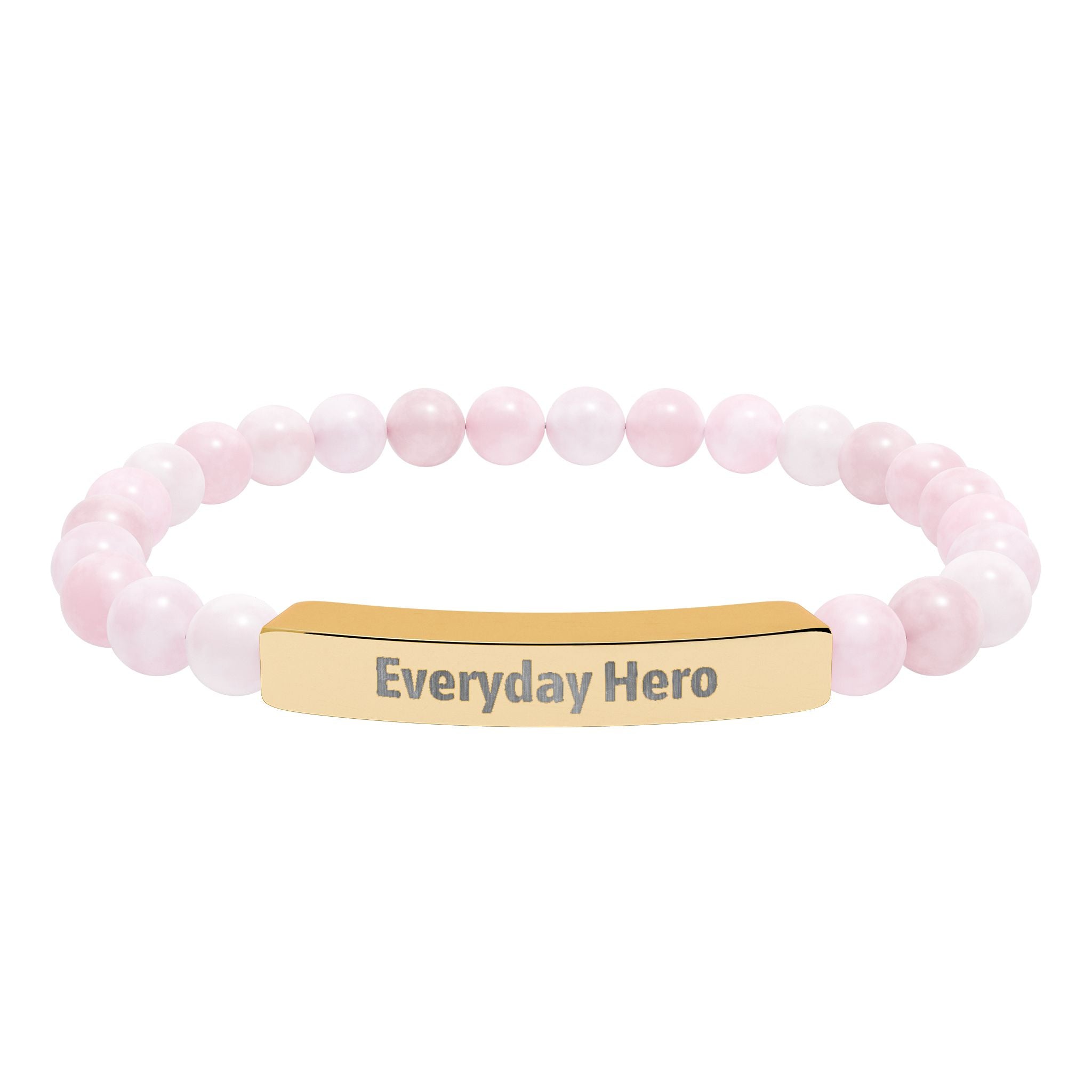 Everyday Hero Engraved Bar Bracelet