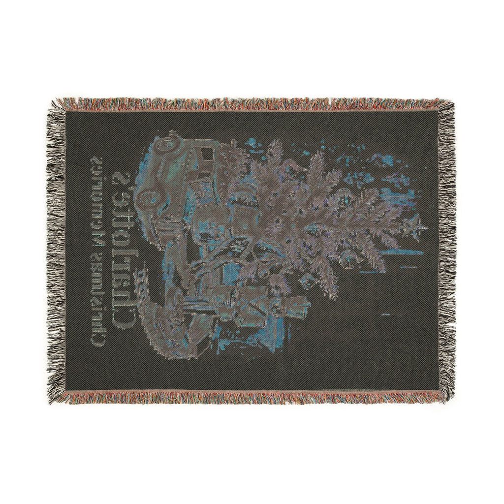 Personalized Christmas Memories Woven Throw Blanket