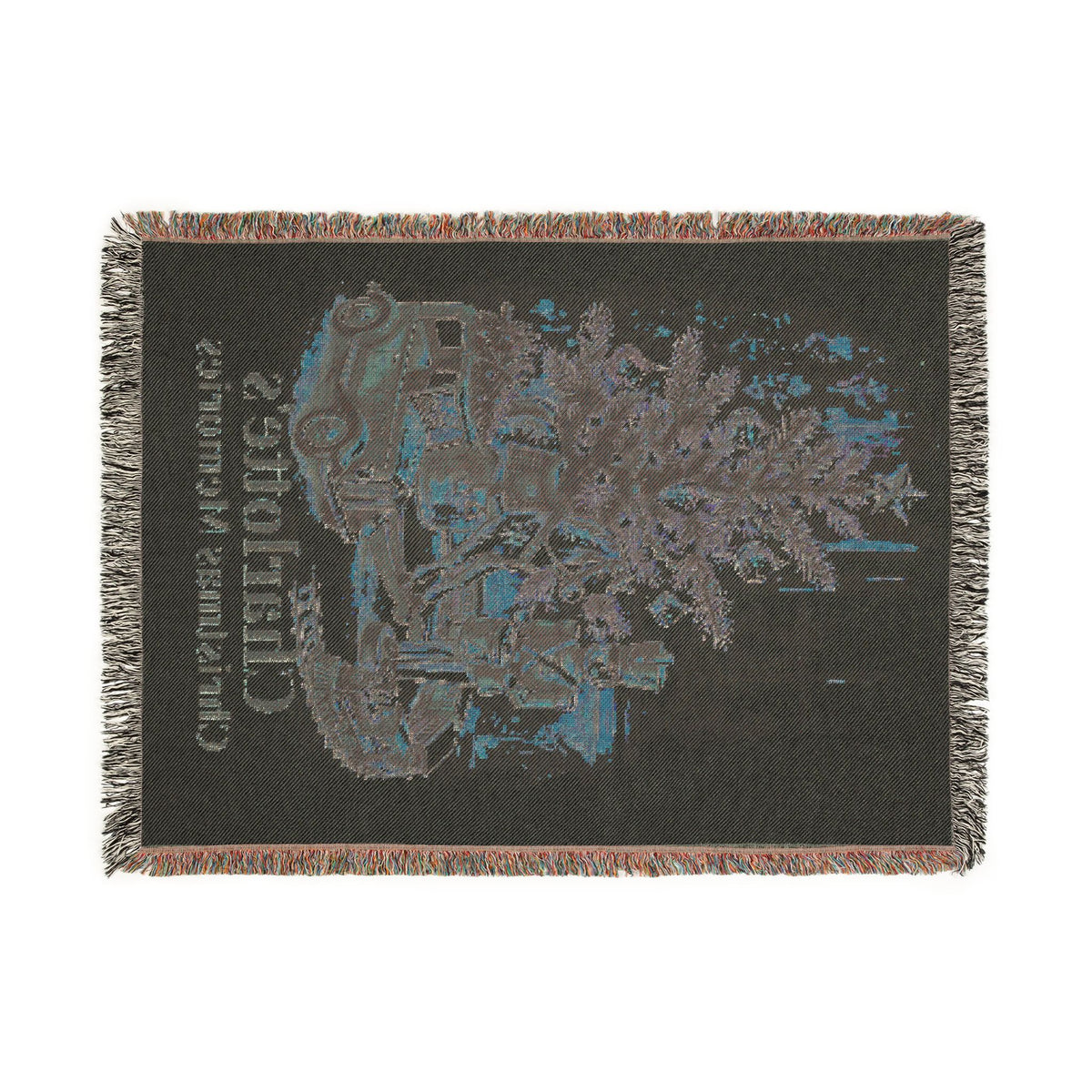 Personalized Christmas Memories Woven Throw Blanket