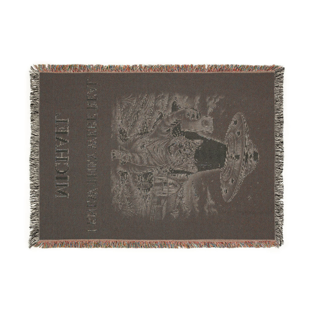 Personalized Cat UFO Selfie Blanket