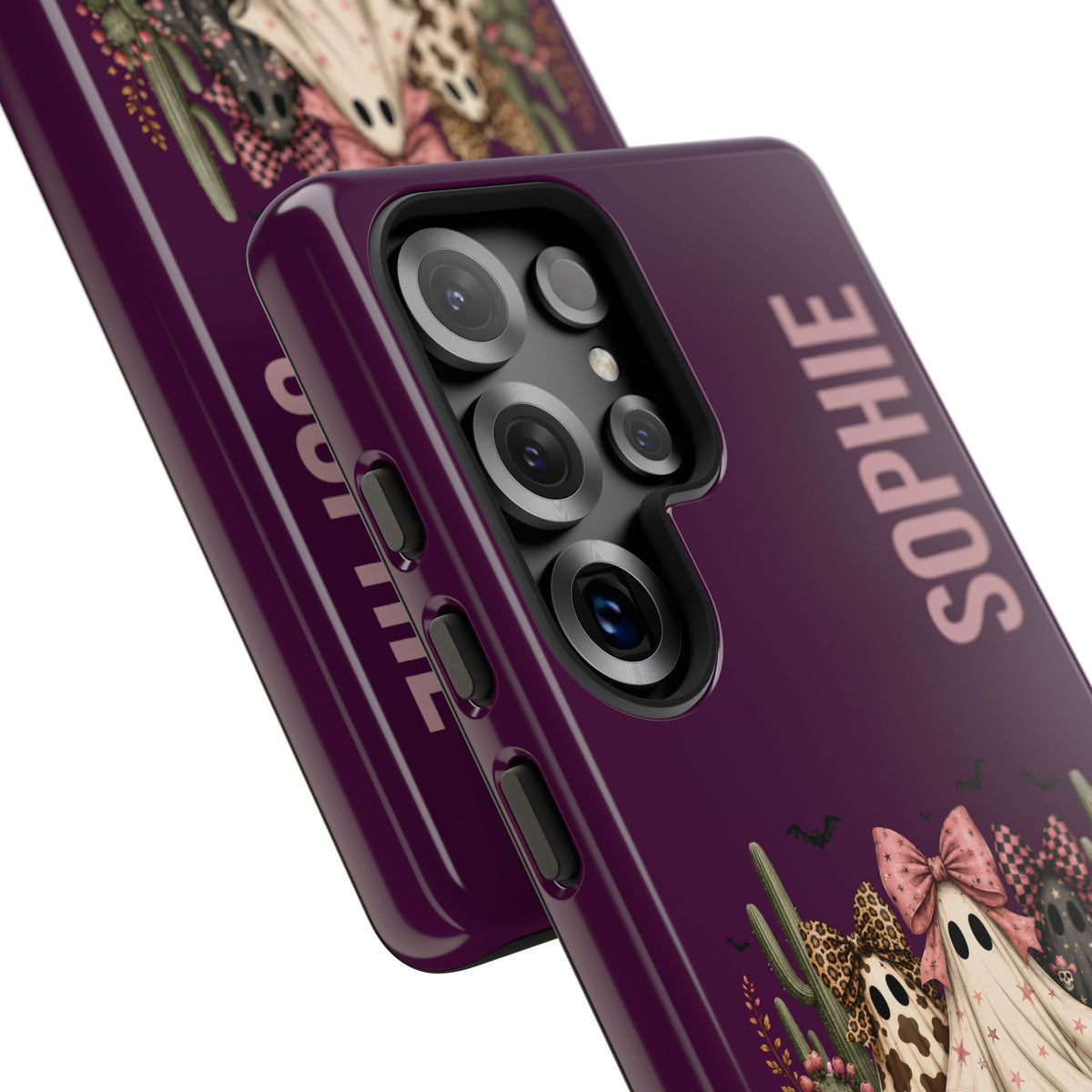 Personalized Howdy Bootiful Western Ghost Phone Case