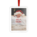Personalized Baby's First Christmas photo acrylic ornament