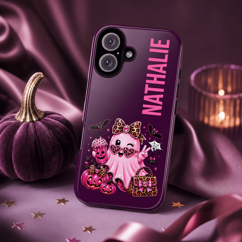 Personalized Glam Ghost Halloween Phone Case
