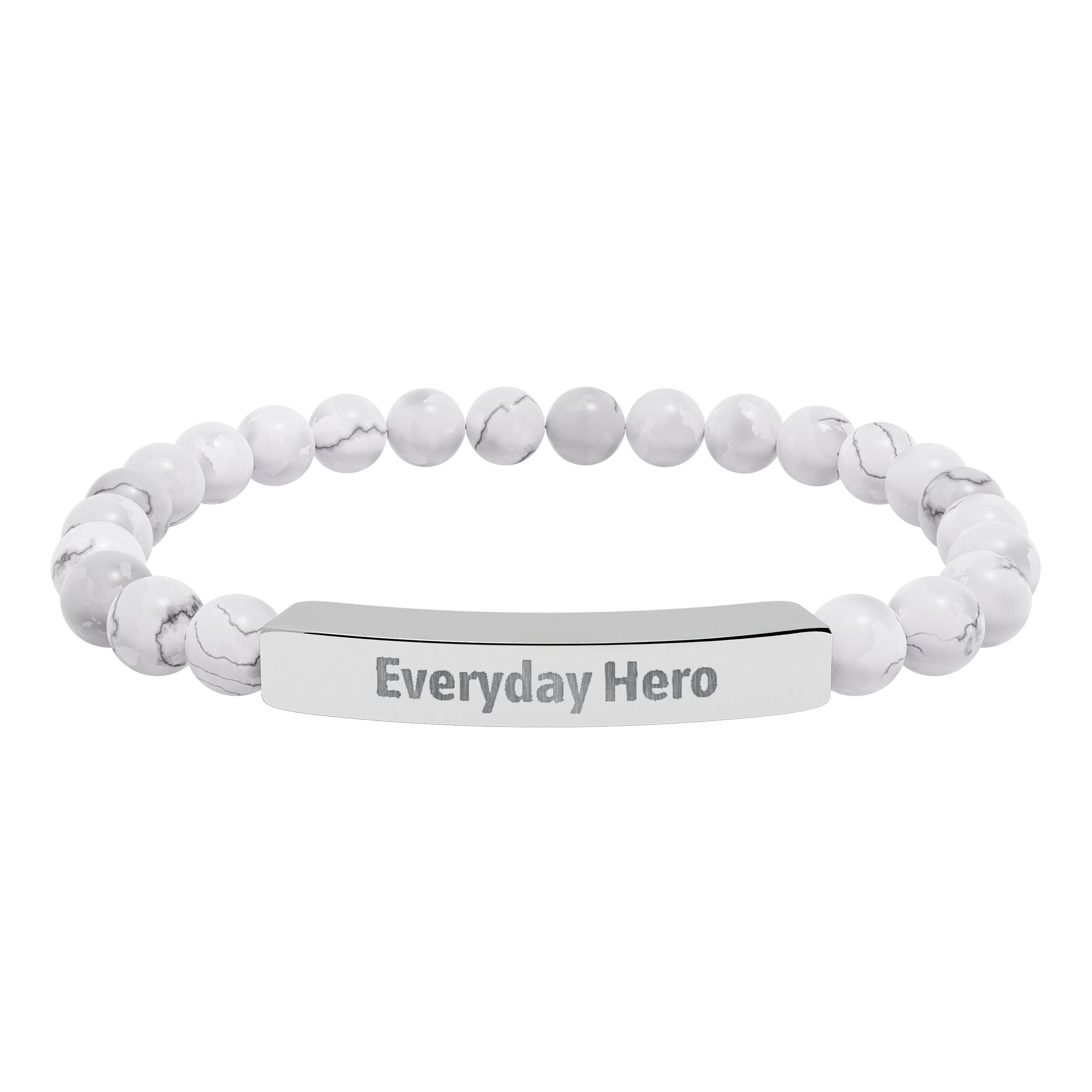 Everyday Hero bracelet worn on a wrist