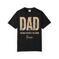 Personalized Dad t-shirt with distressed Man Myth Legend design