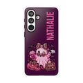 Personalized Glam Ghost Halloween phone case with name