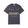 Personalized Granny t-shirt with colorful wildflower design