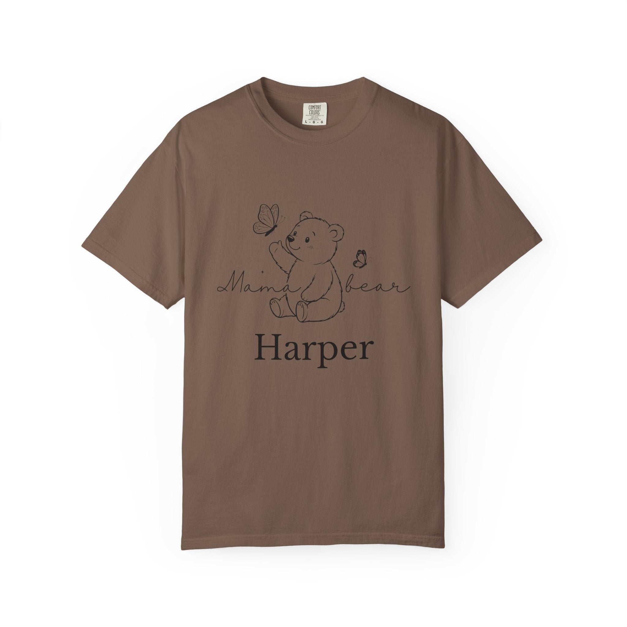 Mama Bear mom gift tee available in multiple colors and sizes S to 4XL
