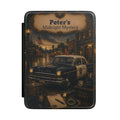 Personalized vintage Midnight Mystery police car Kindle case with name