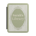 Personalized mirror frame Kindle case with custom name