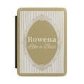 Personalized mirror frame Kindle case with custom name