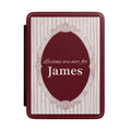 Personalized mirror frame Kindle case with custom name