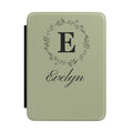 Personalized monogram Kindle case with custom initial and name