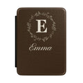 Personalized monogram Kindle case with custom initial and name