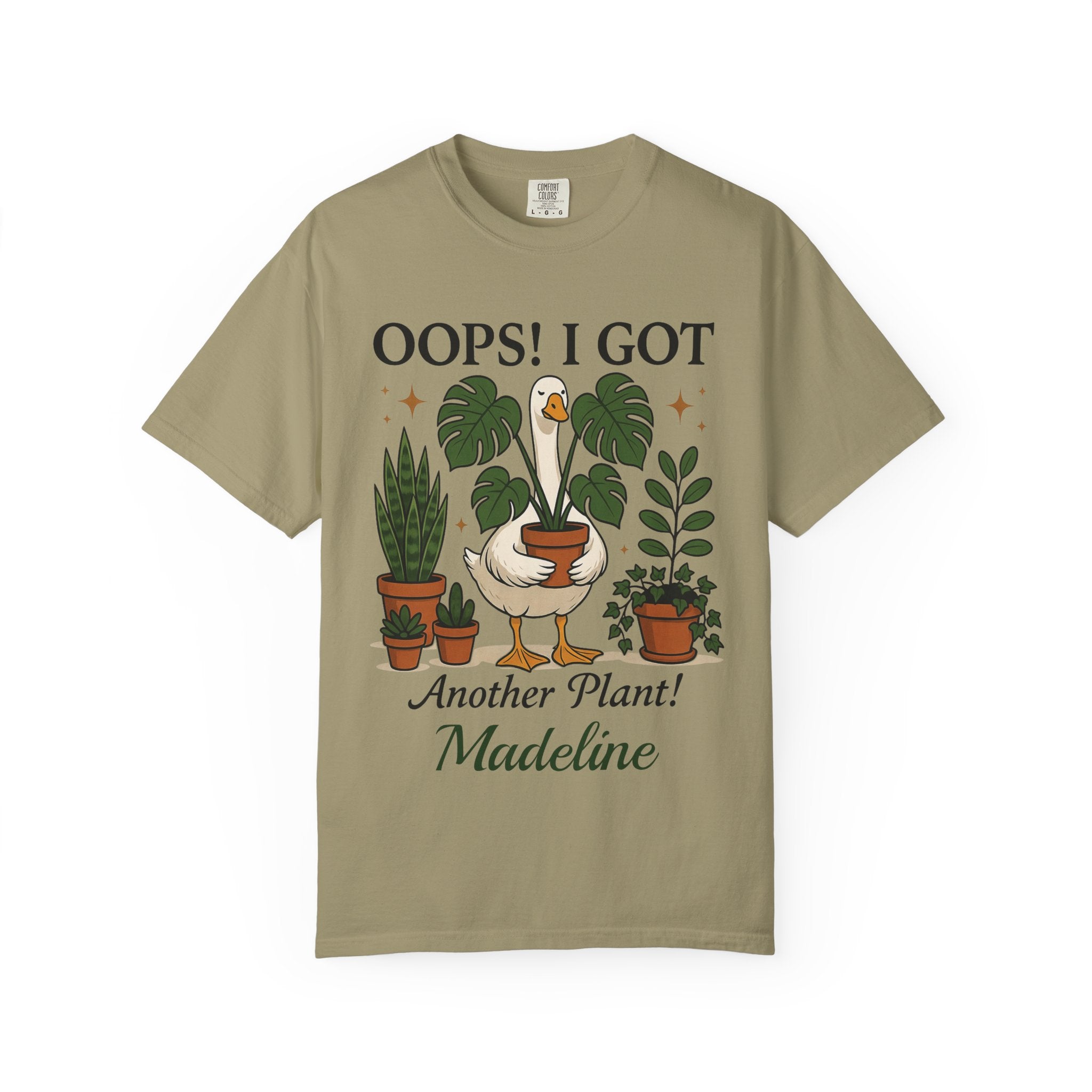 Plant lover goose tee available in multiple colors and sizes S to 4XL