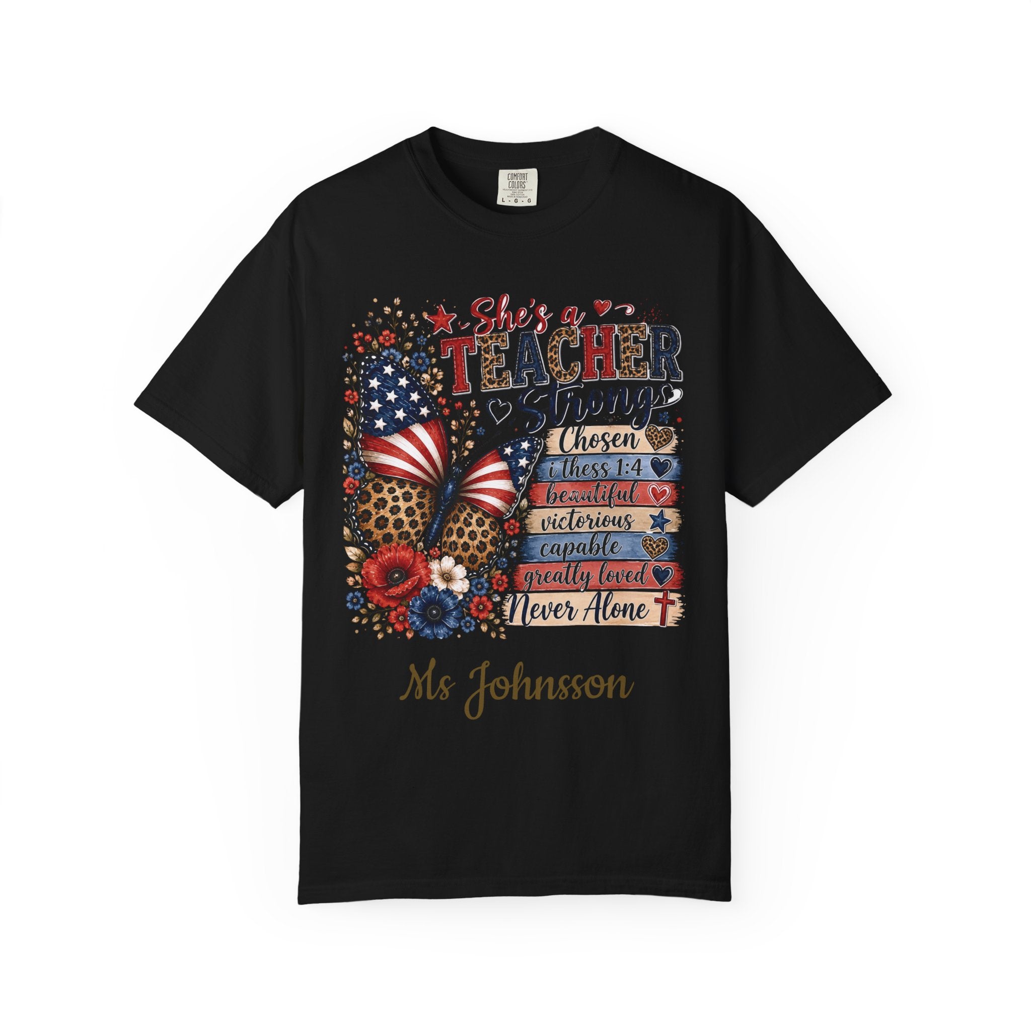 Teacher appreciation t-shirt available in multiple colors and sizes S to 4XL