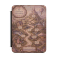 Personalized vintage fantasy map Kindle case with name