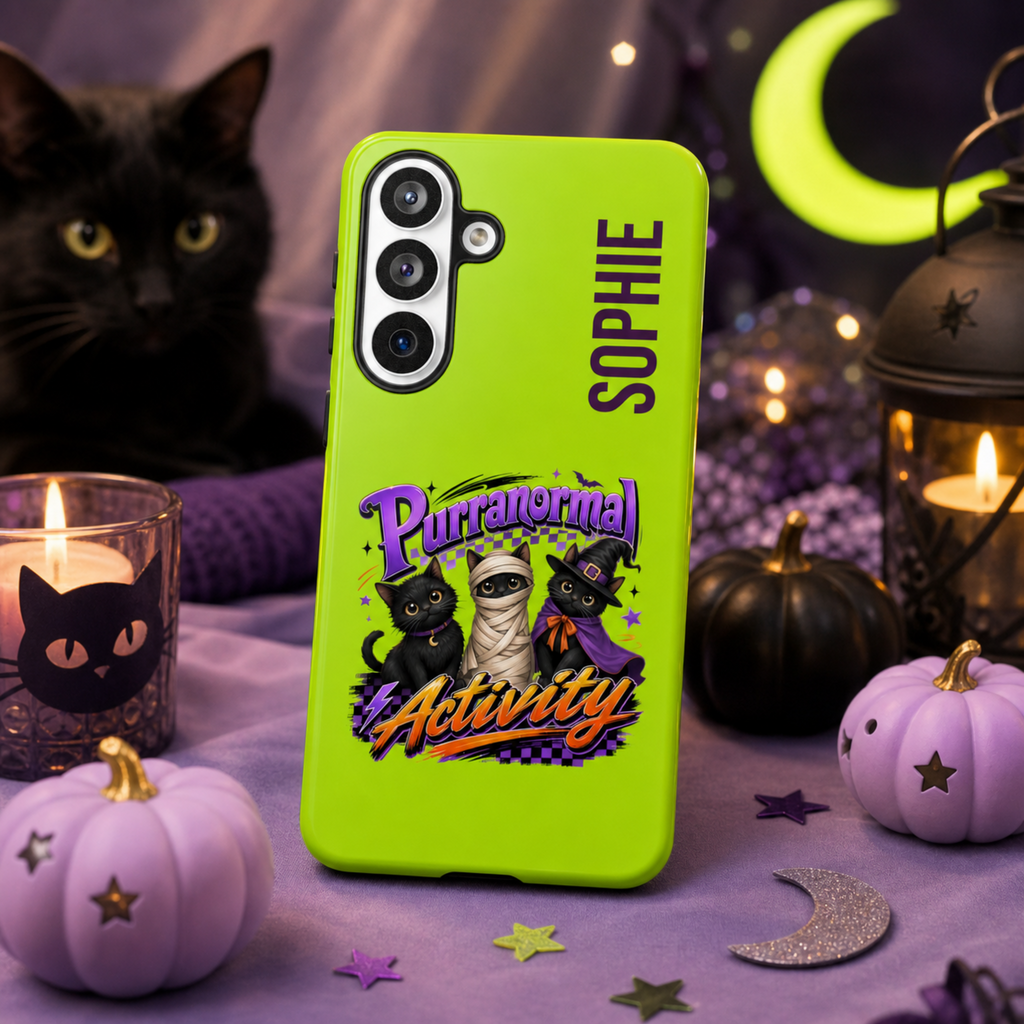Personalized Purranormal Activity Cat Phone Case