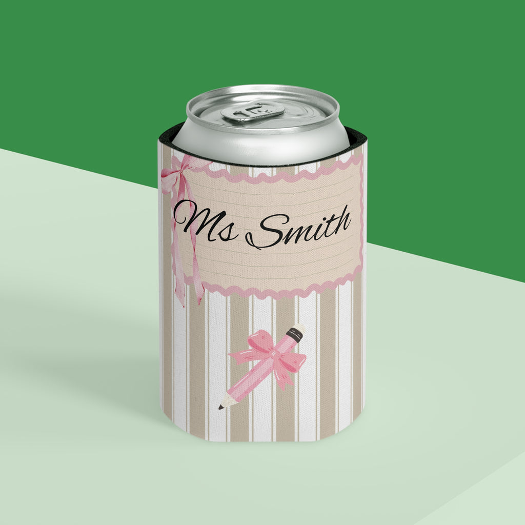 Size and fit chart for the personalised can cooler